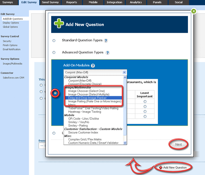 Survey Software Help Image